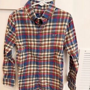 Vineyard Vines Plaid Button-Up Shirt Boys